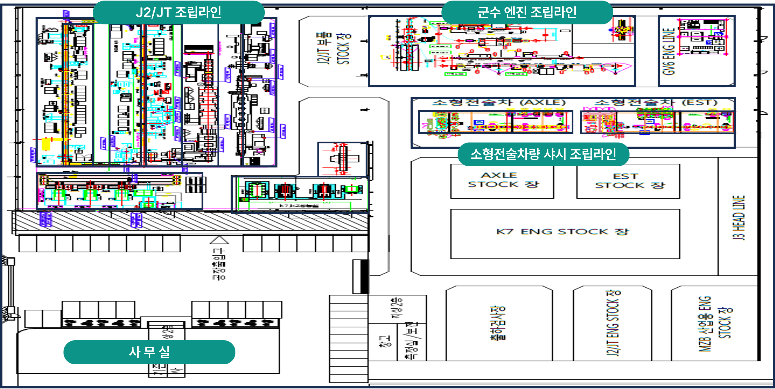 1공장 레이아웃